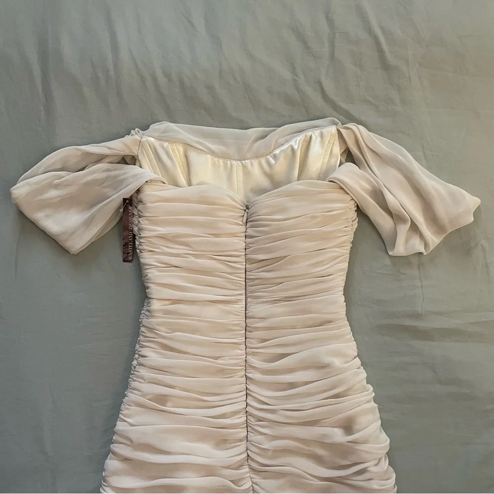 House of CB London Ivory Carlotta Dress - Picture 10 of 11